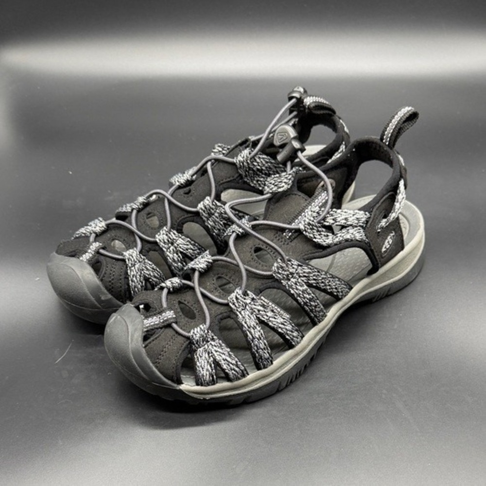 KEEN Newport H2‎ Water Sandals Black Grey Mens Size 8